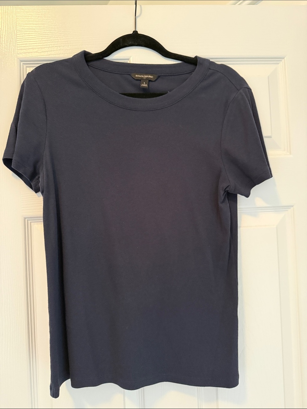 Banana Republic Factory Navy Short Sleeve Crew Tee